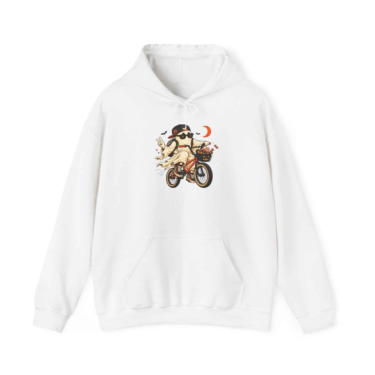 Ghost Rider BMX Hooded Sweatshirt - XL, White image