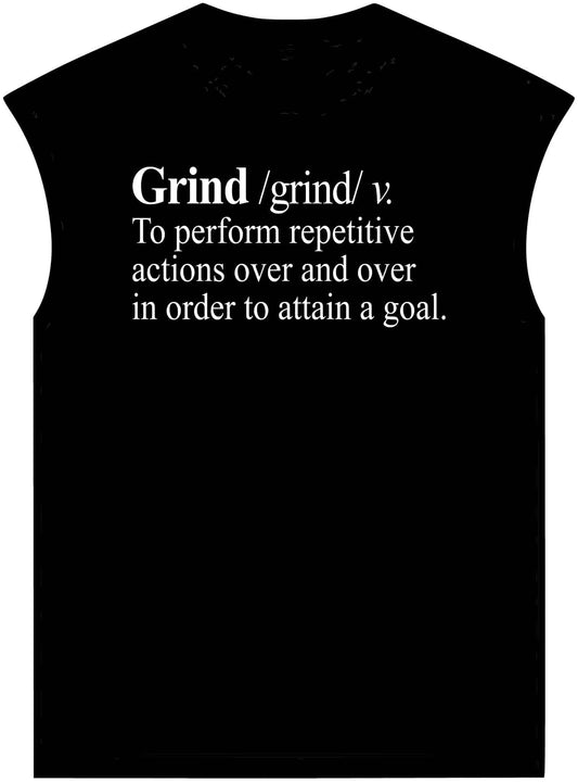 Grind Definition Unisex Garment-Dyed Muscle Tee image 0