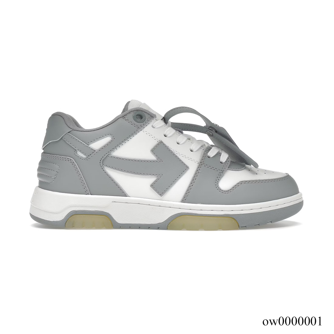 OW Out Of Office OOO Low TopsGrey White Shoes Sneakers - ow0000001 image
