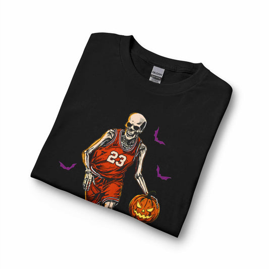 Halloween Basketball Long Sleeve T-Shirt image 2
