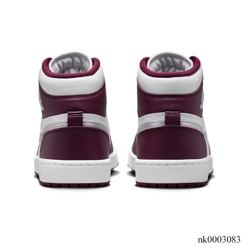 AJ 1 Retro High Golf Bordeaux Shoes Sneakers - nk0003083 image 3