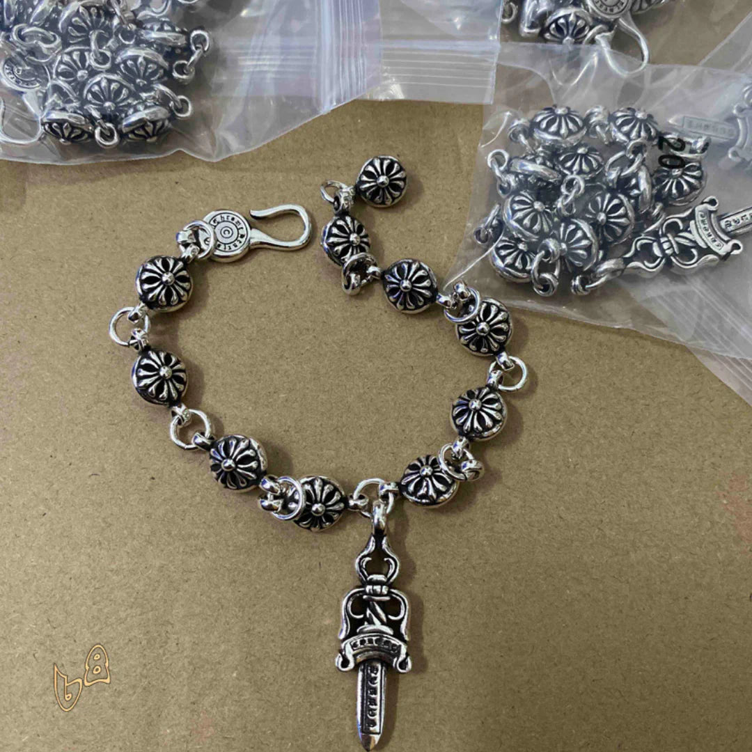 CH Cross Flower Ball Bracelet - CH0072 image 6
