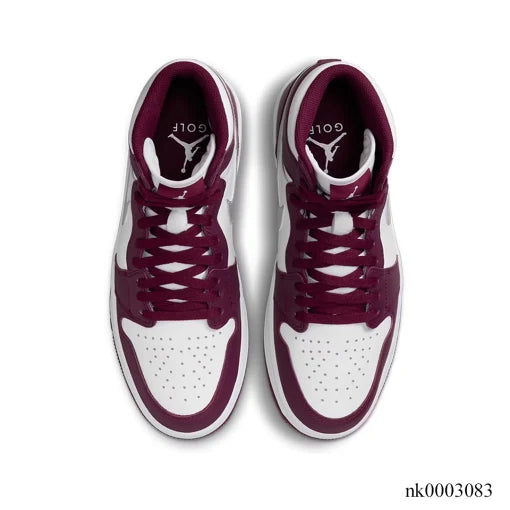 AJ 1 Retro High Golf Bordeaux Shoes Sneakers - nk0003083 image 2