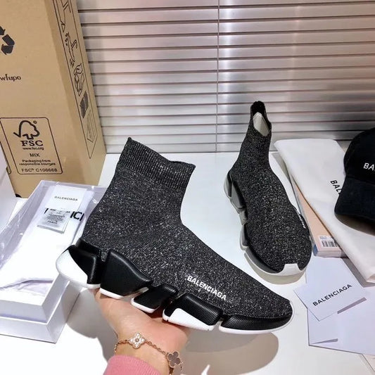 BLCG Speed 2.0 Recycled Knit Grey White Black Shoes Sneakers - bl0000011 image 2