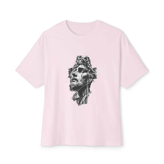 Crown of Faith 2 Unisex Oversized Boxy Tee image 0
