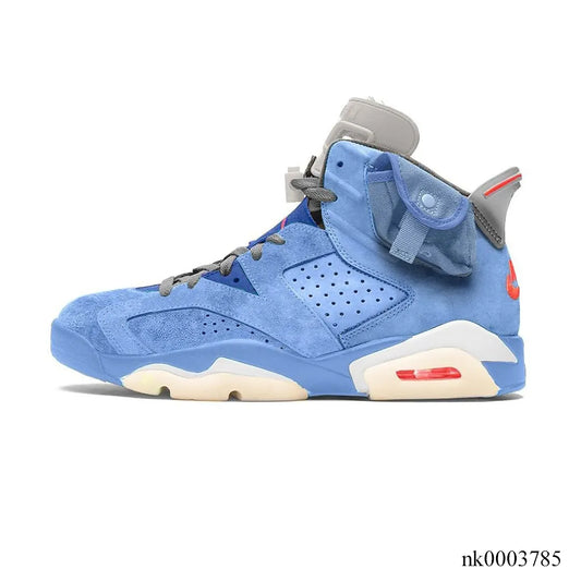 AJ 6 x Travis Scott Houston Oilers Light Blue Shoes Sneakers - nk0003785 image 1