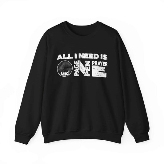 ALL_I_NEED_IS Crewneck Sweatshirt image 0