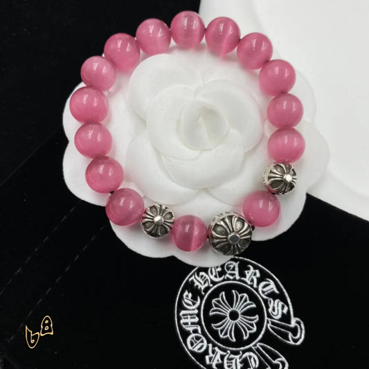 CH Pink Tiger Eye Stone Bracelet - CH0055 image 0
