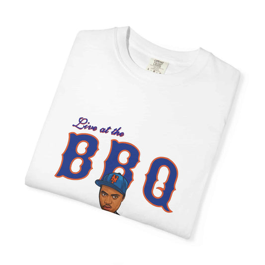 Rap Nas Live At The BBQ Unisex Garment-Dyed T-shirt image 2