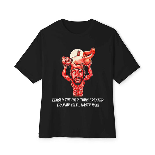 Nas The Last Word Unisex Oversized Boxy Tee image 0