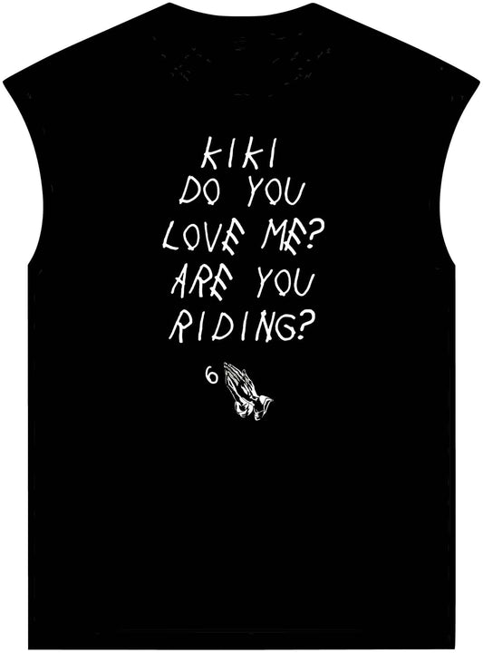 Kiki Loves Me Unisex Garment-Dyed Muscle Tee image 0