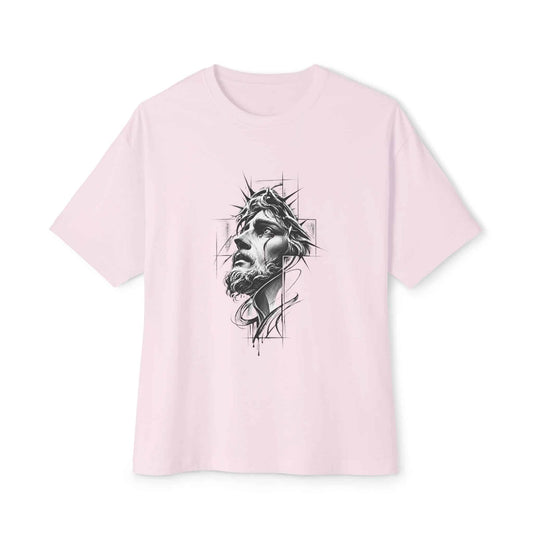Crown of Faith 1 Unisex Oversized Boxy Tee image 0