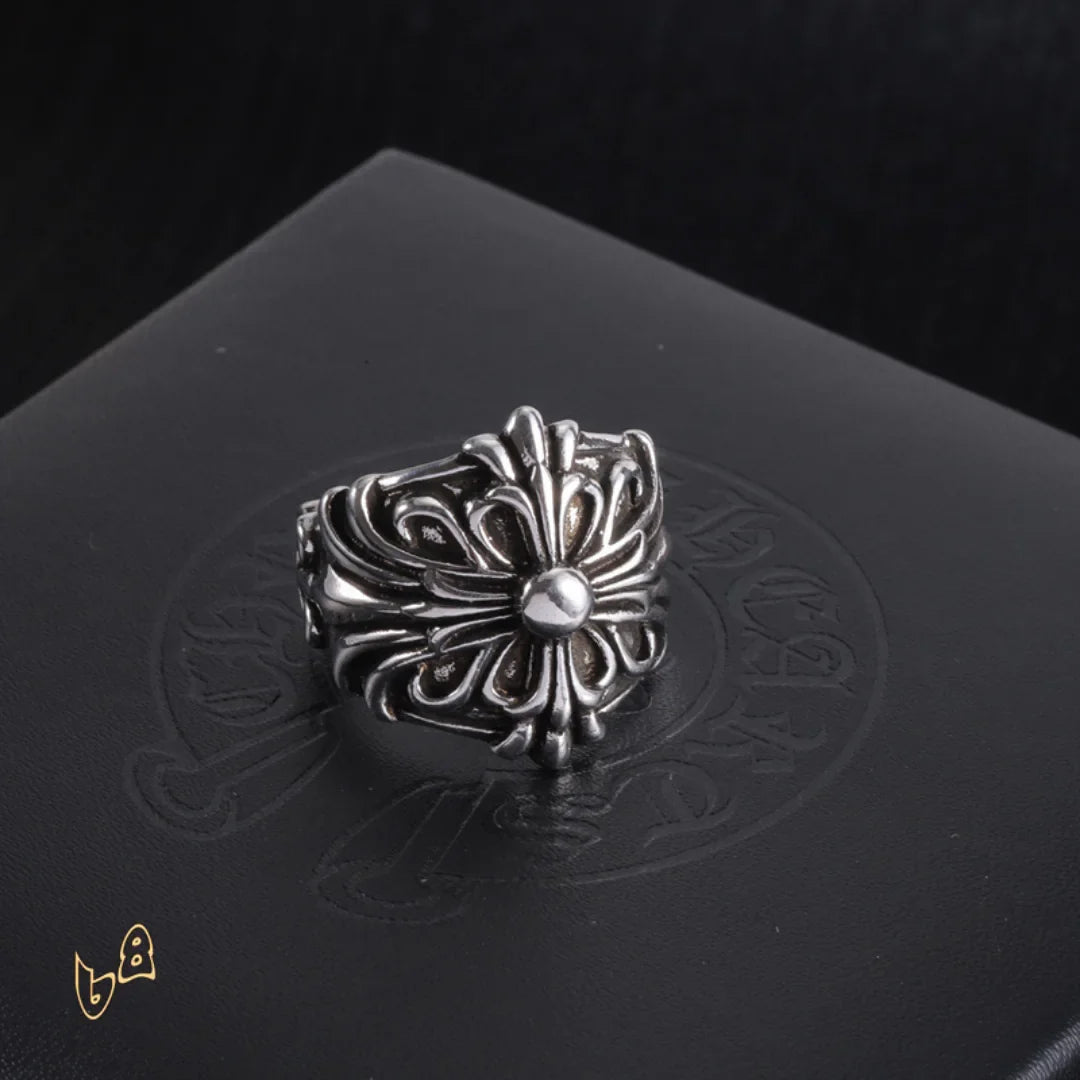 CH Cross Flower Ring - CH0091 image 5