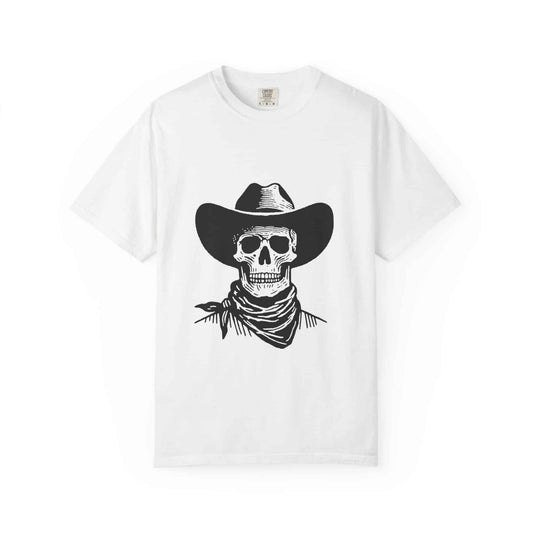 Outlaw Skull Unisex Garment-Dyed T-shirt image 0
