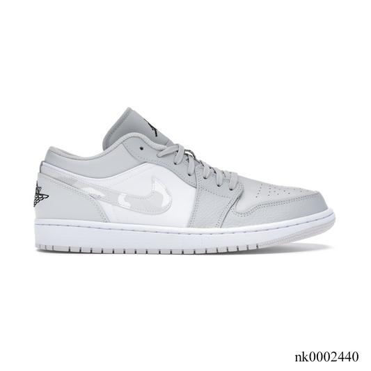 AJ 1 Low White Camo Shoes Sneakers - nk0002440 image 0