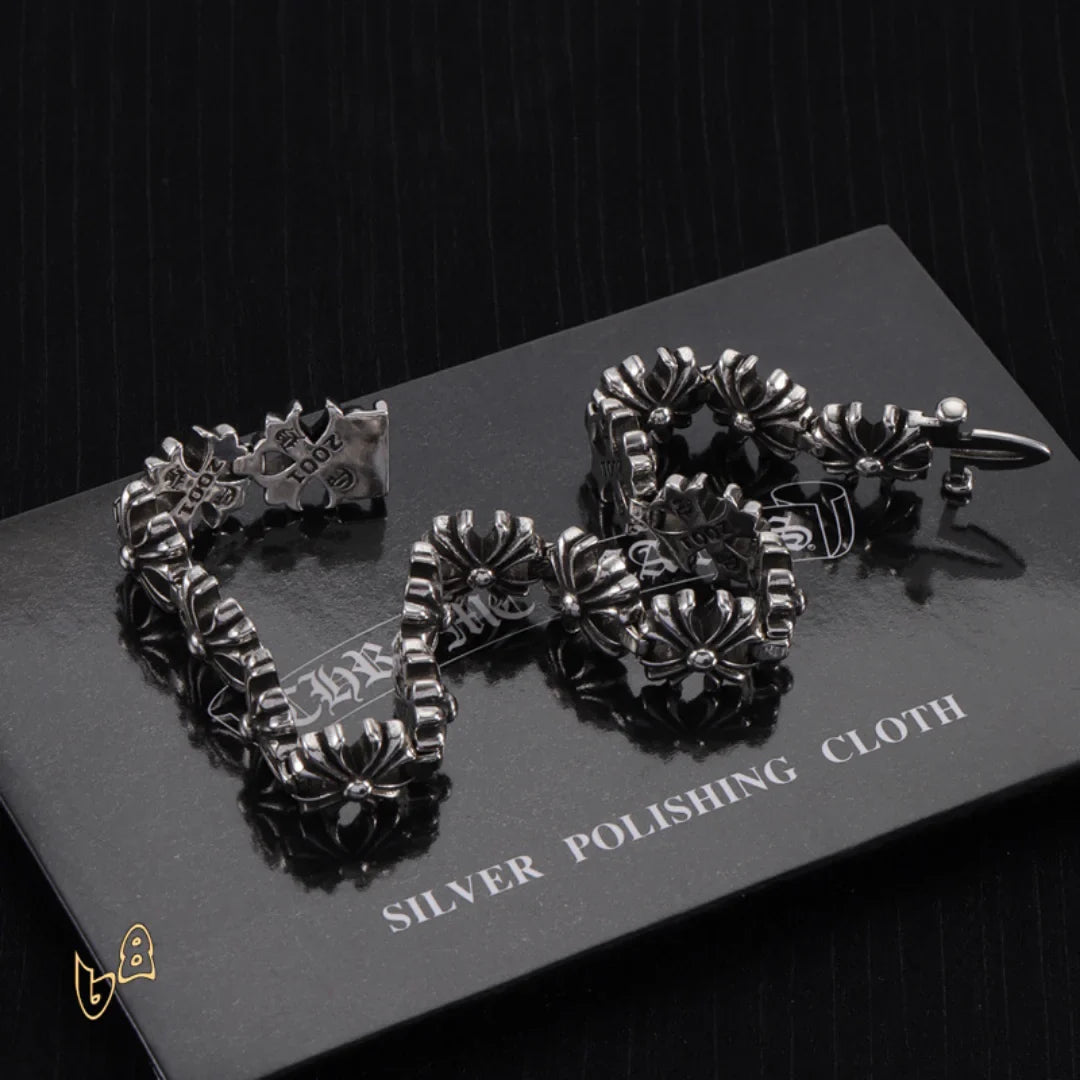 CH Cross Flower Bracelet - CH0068 image 5