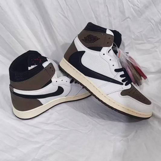 Travis Scott x AJ 1 High OG SP Reverse Mocha Shoes Sneakers – nk0004491 image 2