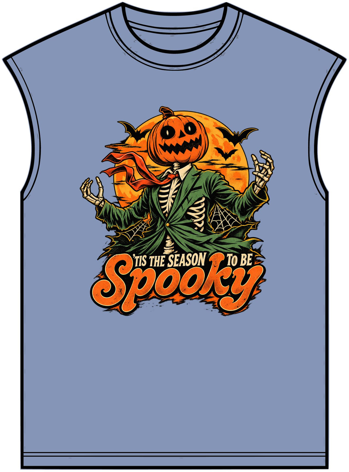 Spooky Season Unisex Garment-Dyed Muscle Tee image