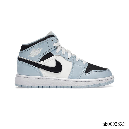 Air Jordan 1 Mid Ice Blue Shoes Sneakers - nk0002833 image 0