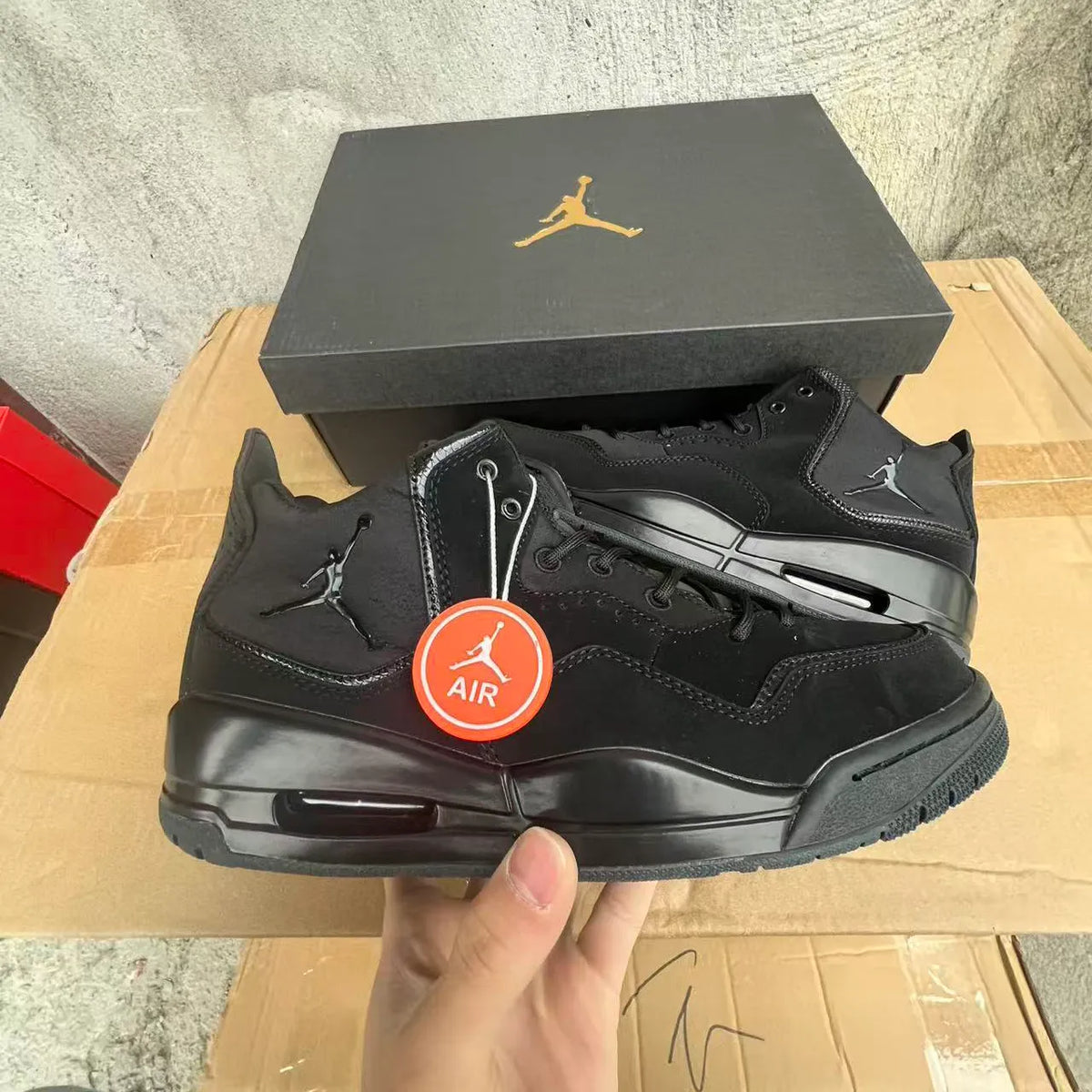 Air Jordan Courtside 23 Triple Black Shoes Sneakers - nk0004812 image 14