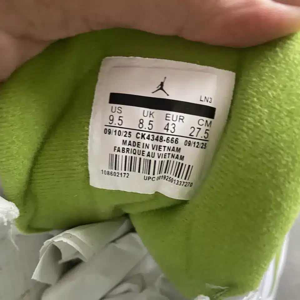 AJ 3 "White Matcha" Shoes Sneakers – nk0005594 image 8