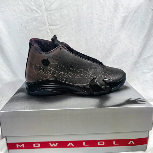 Mowalola x AJ 14 Retro 'Burnt Red' Shoes Sneakers - nk0005620 image 2