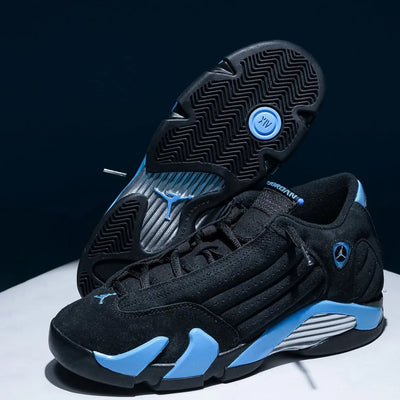 AJ 14 BLACK UNIVERSITY BLUE