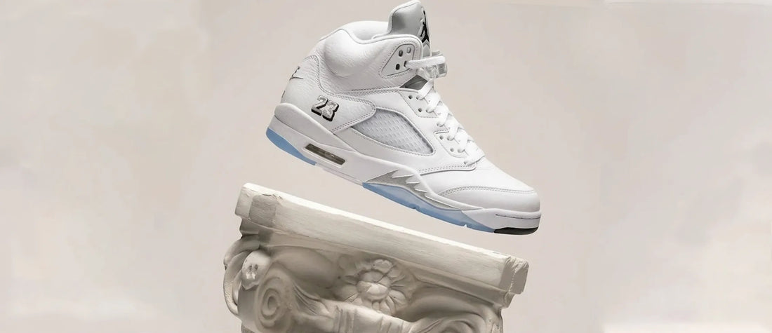 JORDAN 5 WHITE METALLIC 2026
