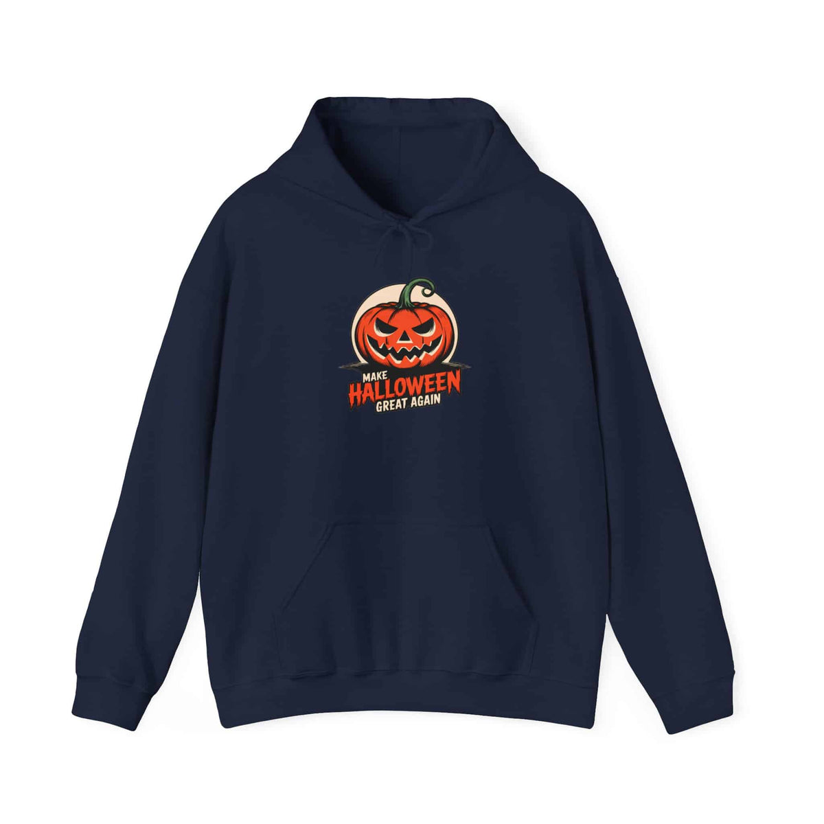 Make Halloween Great Again Hooded Sweatshirt - S, Navy image