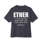 Ether Unisex Oversized Boxy Tee - Dark Grey, 3XL image