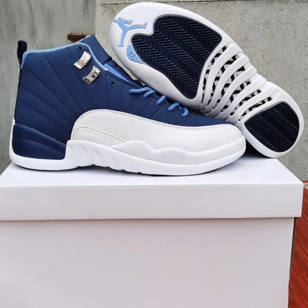 AJ 12 Retro Stone Blue Shoes Sneakers - nk0000810 image 3