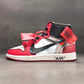 OW x Air Jordan 1 High Chicago Shoes Sneakers – nk000011 image 4