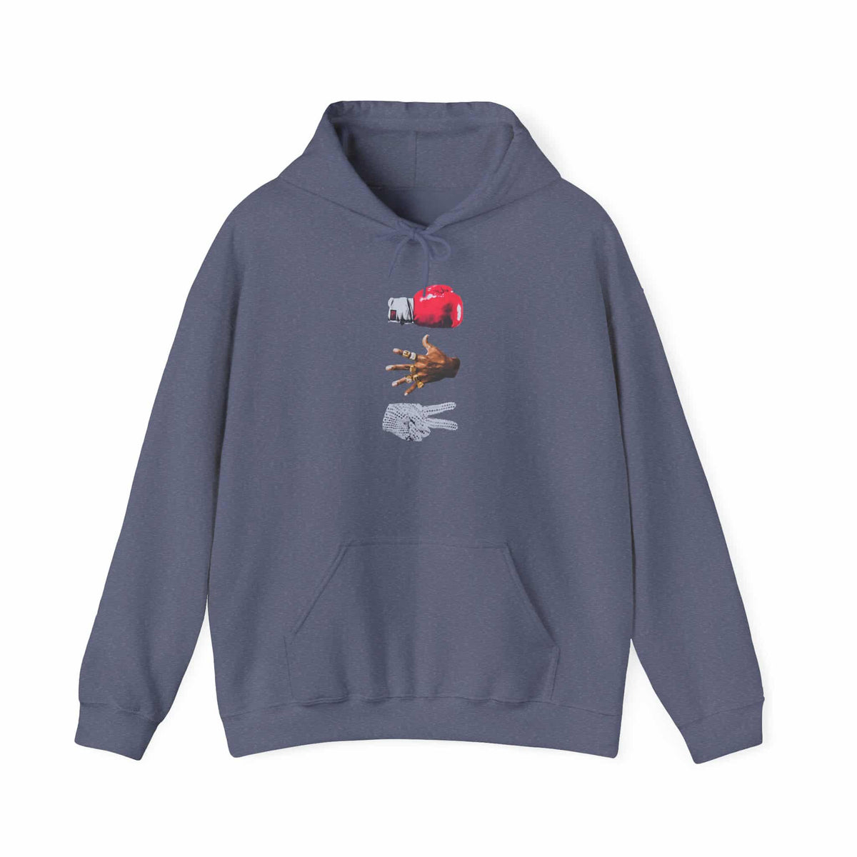 Rap Is My Life Hooded Sweatshirt - M, Heather Navy image