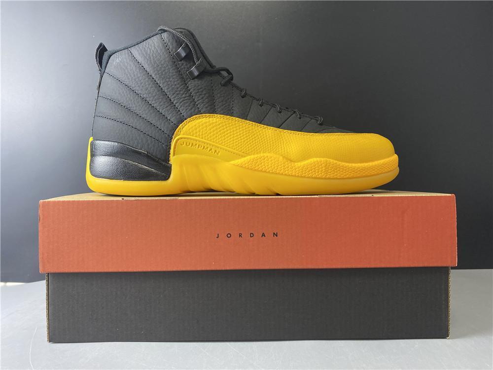 AJ 12 Retro Black University Gold Shoes Sneakers - nk0000758 image 6