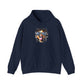 Diamond Drip Hooded Sweatshirt - S, Navy image
