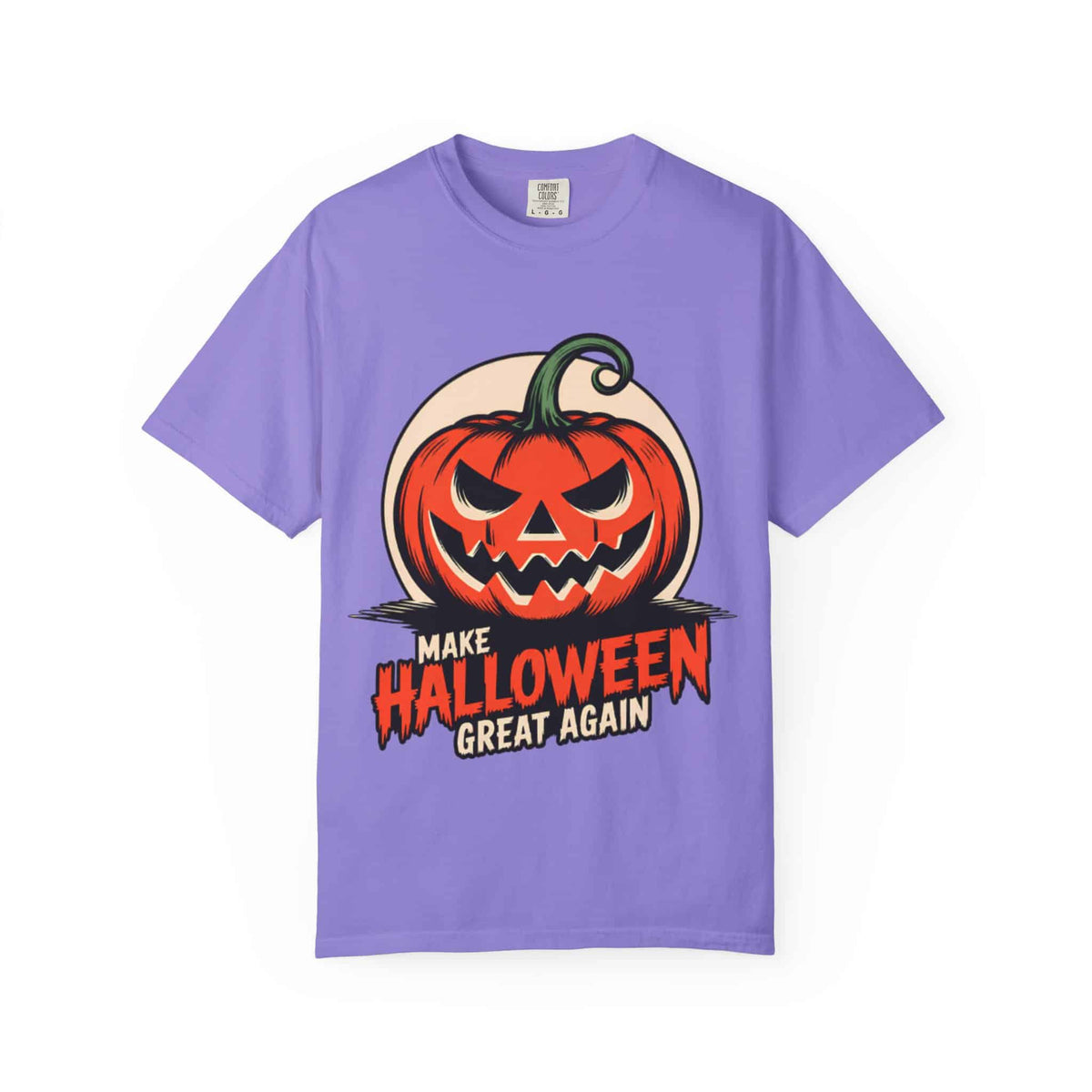 Make Halloween Great Again Unisex Garment-Dyed T-shirt image
