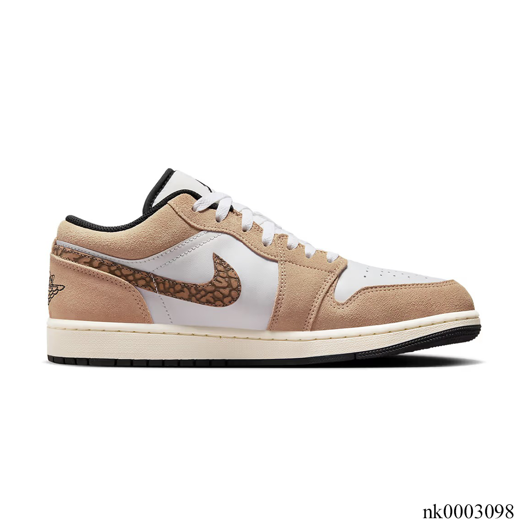 AJ 1 Low Brown Elephant Shoes Sneakers - nk0003098 image 1
