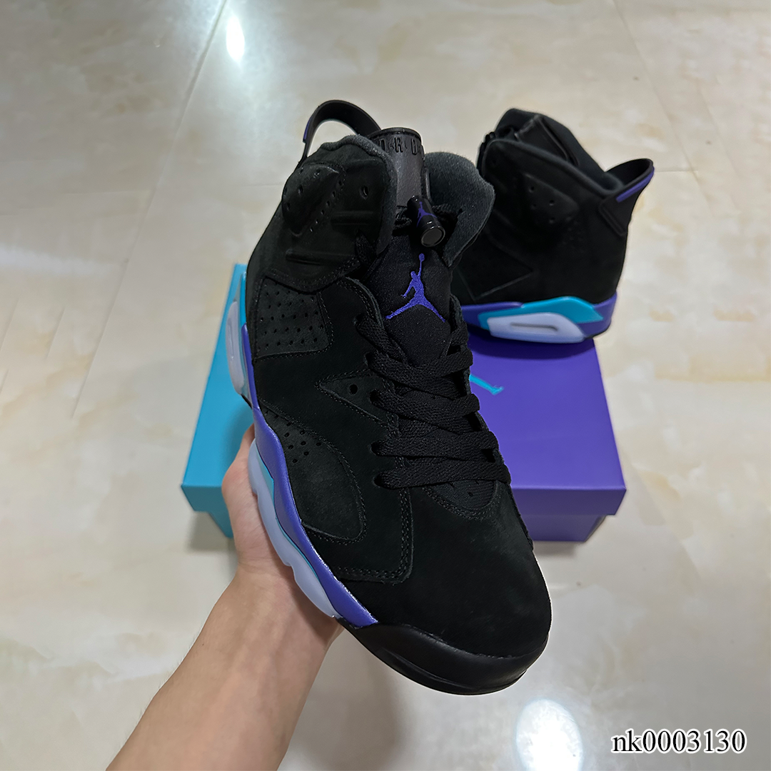 AJ 6 "Aqua" Shoes Sneakers - nk0003130 image 7