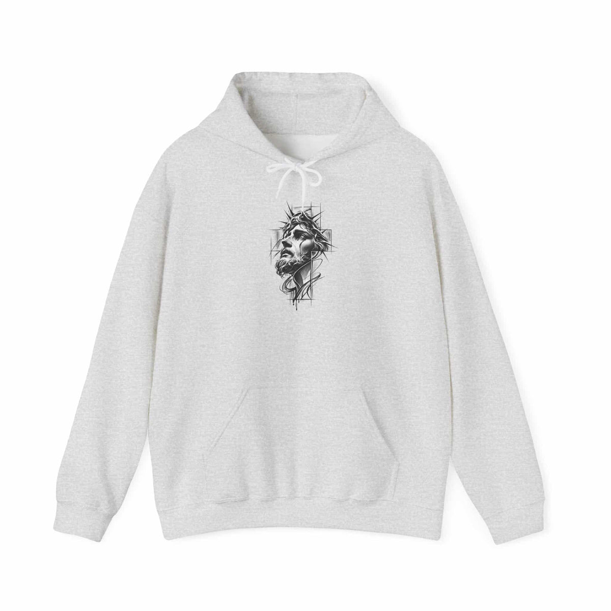 Crown of Faith 1 Hooded Sweatshirt - M, Ash image