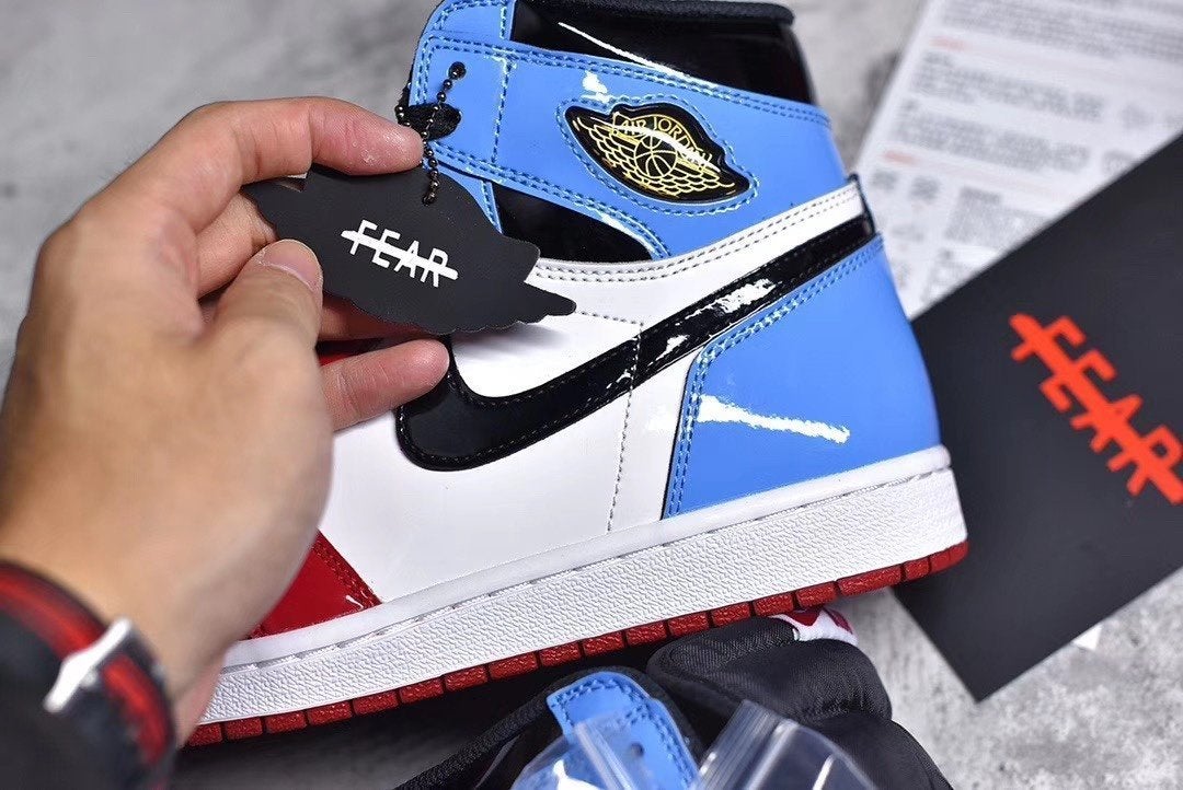 AJ 1 Retro High Fearless UNC Chicago Shoes Sneakers - nk0000058 image 12
