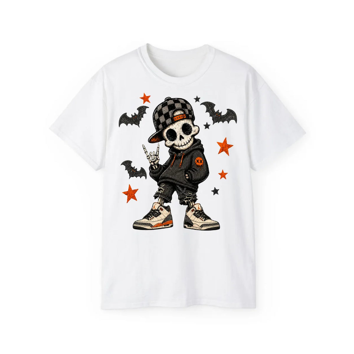 Boy Skeleton Halloween T-Shirt - POD0006 image 0