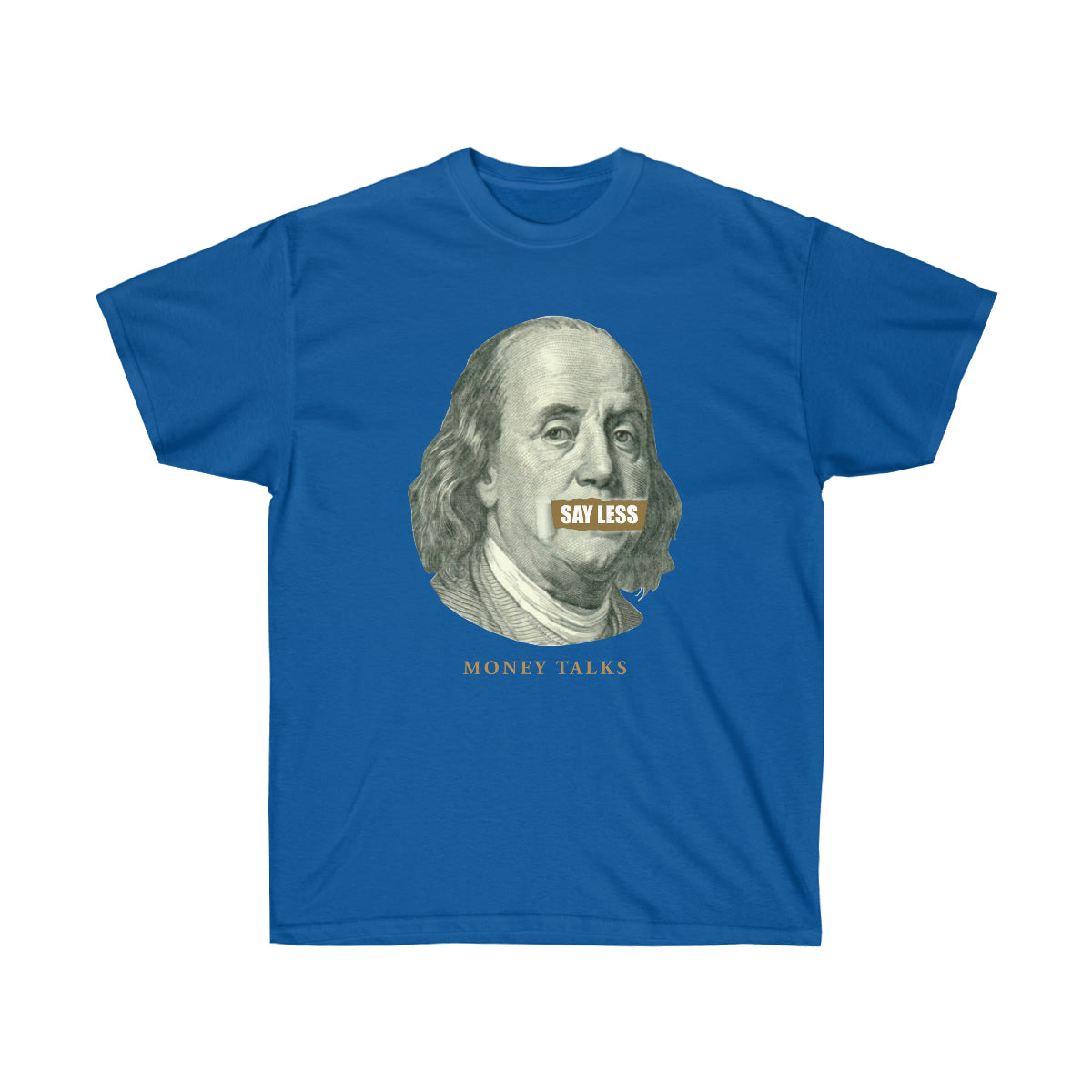 Say Less Money Talks Men T-Shirt - Royal, S image