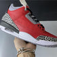 AJ 3 Retro SE Unite Fire Red Shoes Sneakers - nk0000757 image 16