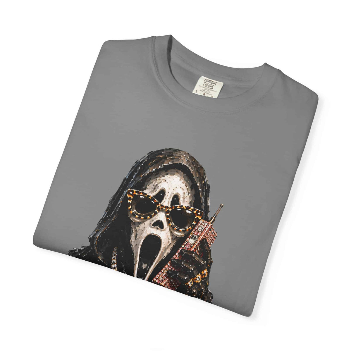 Halloween Ghostface Unisex Garment-Dyed T-shirt image 65