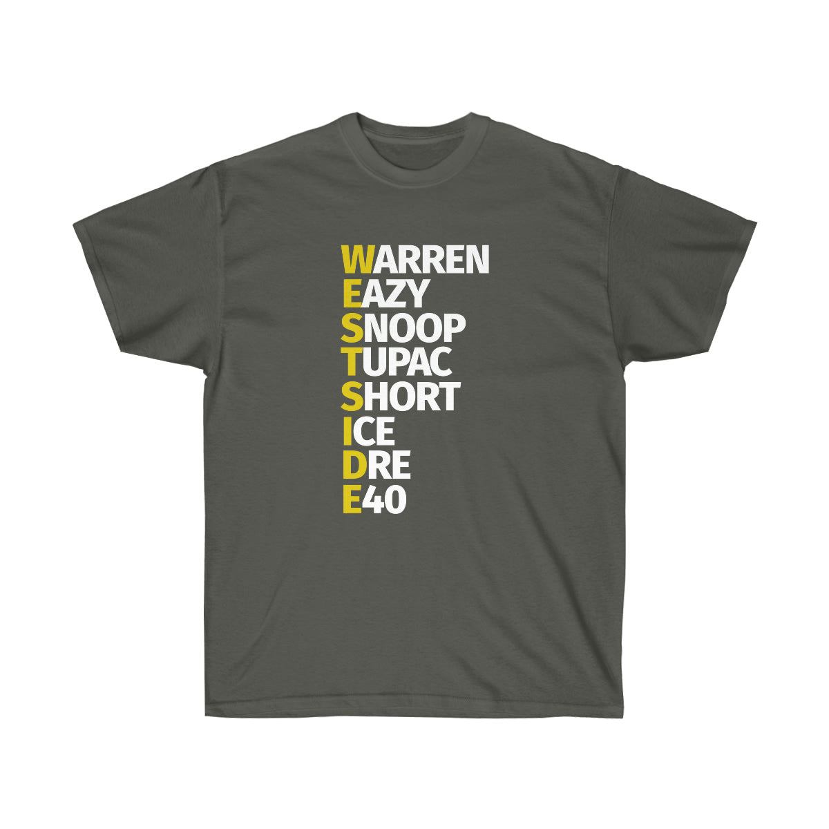 West Side Men T-Shirt - Charcoal, 2XL image