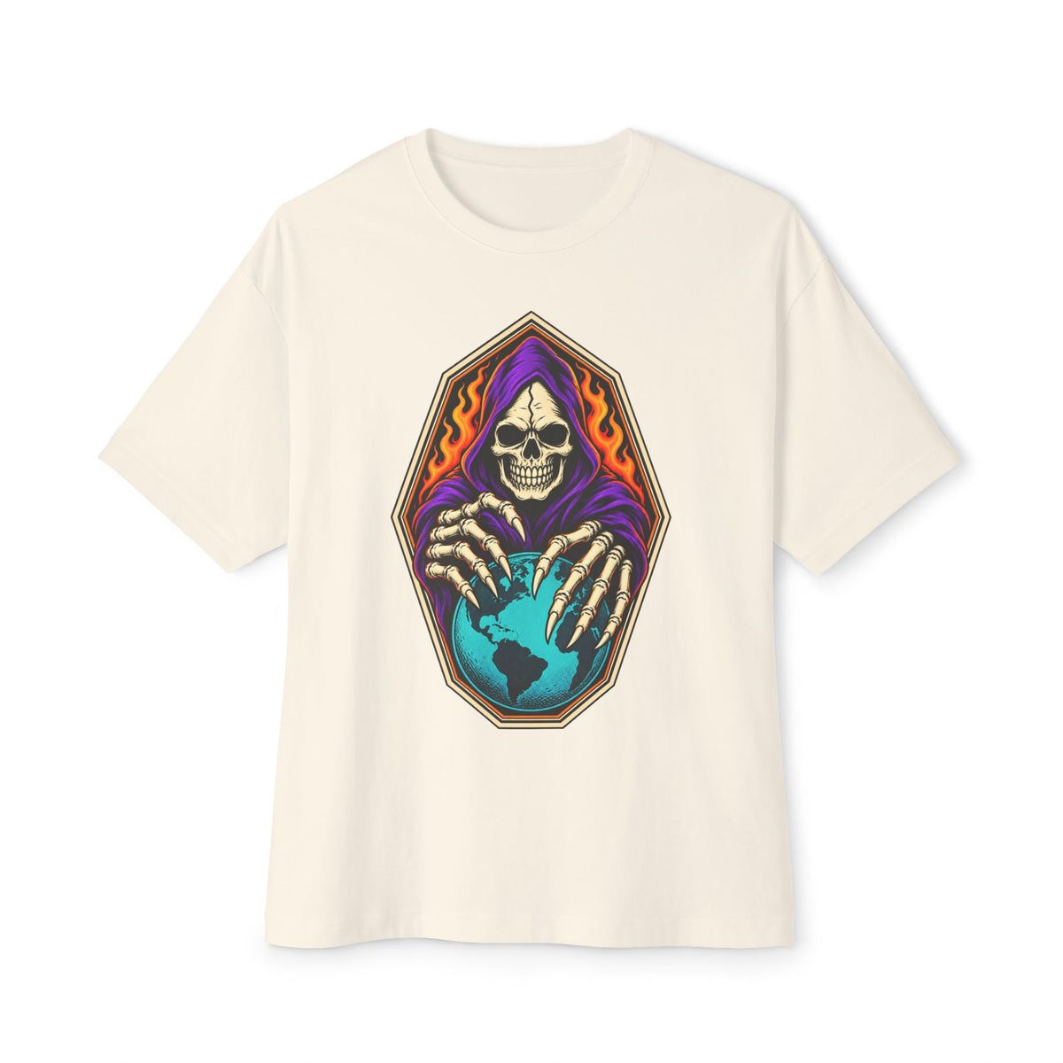 Soul Keeper Unisex Oversized Boxy Tee - Natural, 2XL image
