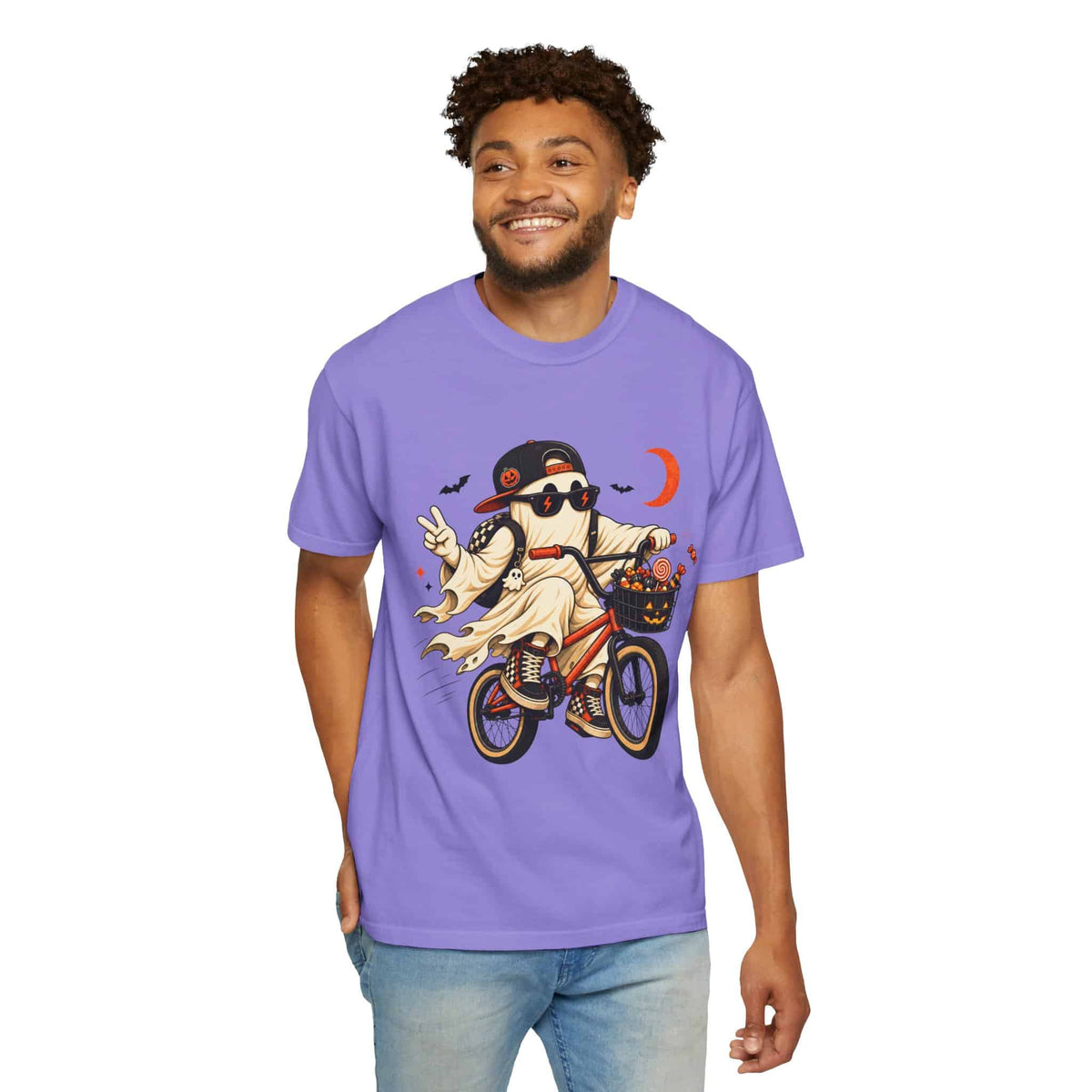 Gangster Mask Unisex Garment-Dyed T-shirt image 54