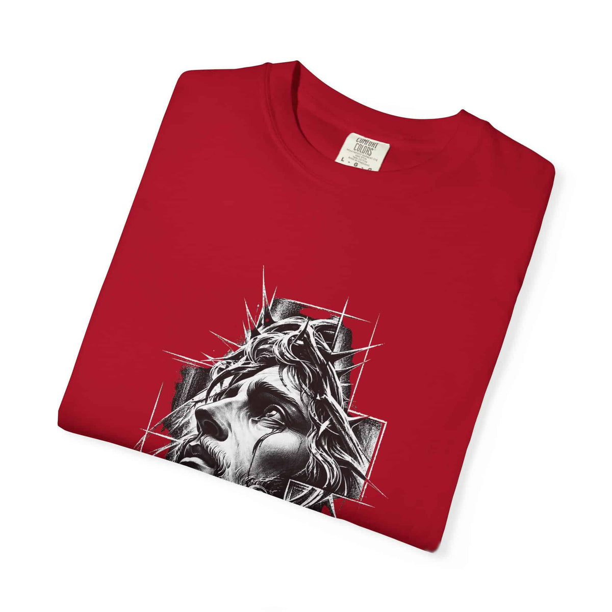 Crown of Faith 2 Unisex Garment-Dyed T-shirt image 74