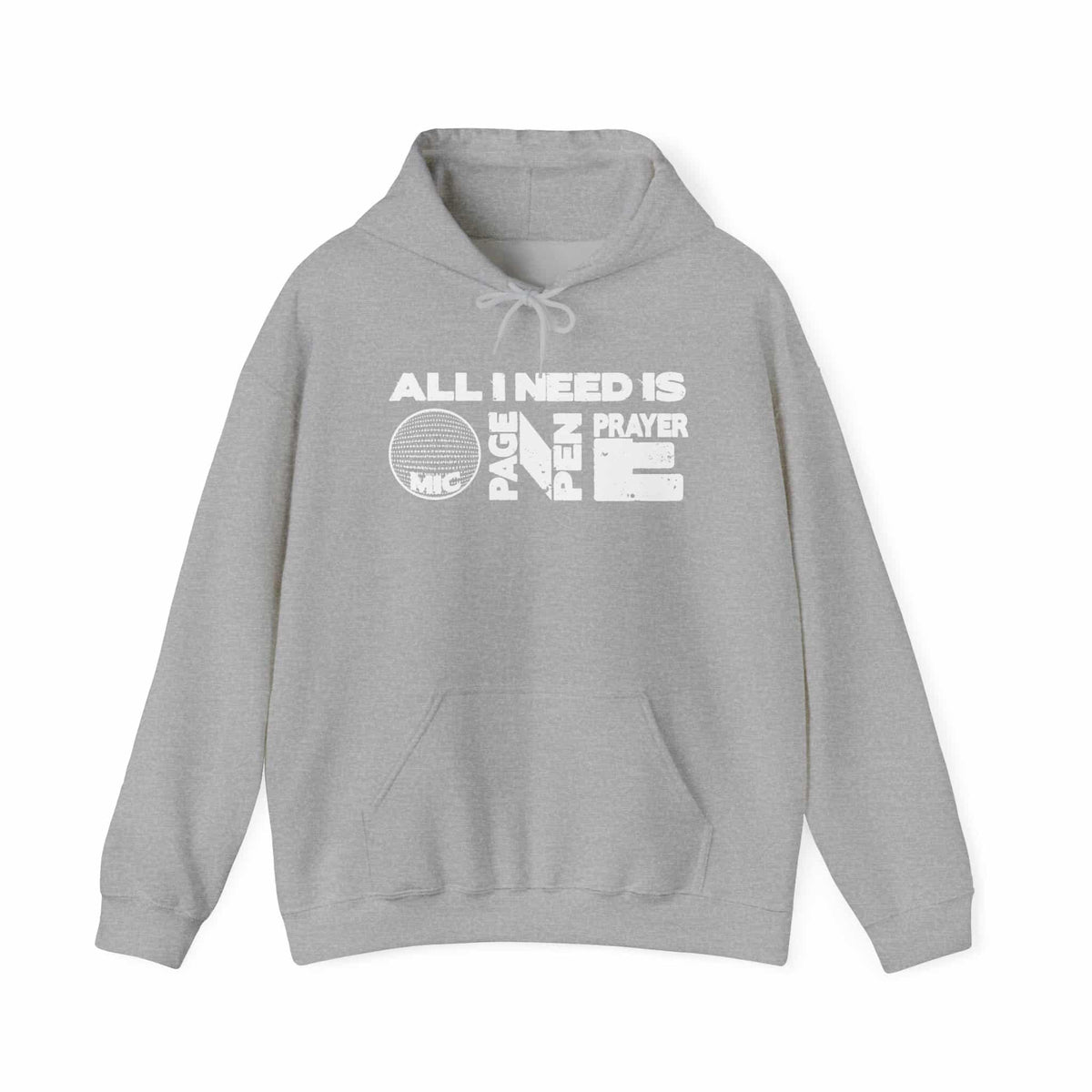 ALL_I_NEED_IS Unisex Heavy Blend™ Hooded Sweatshirt - M, Sport Grey image