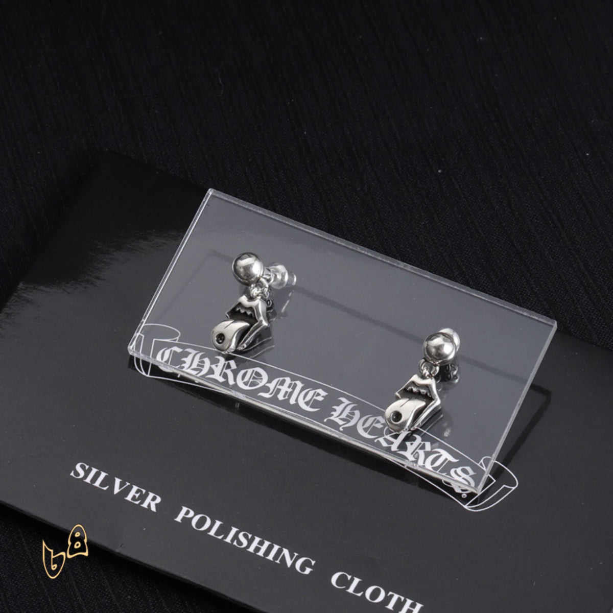 CH Cross Flower Earrings - CH0152 image 2